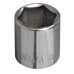 Klein 19 mm Metric 6-Point Socket - 3/8" Drive