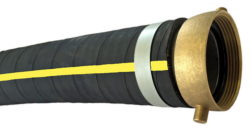 3" x 50ft M&F NPSH 2-PLY Rubber Discharge Hose 1/EA