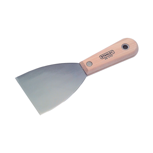 STANLEY® WOOD HANDLE FLEXIBLE SCRAPER KNIFE - 3"