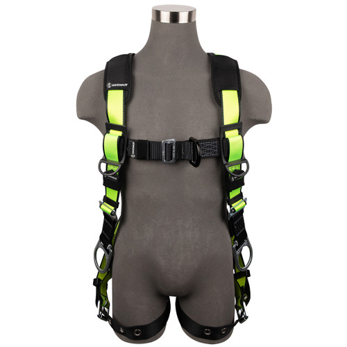 SafeWaze PRO Full Body Harness: 3D, MB Chest, FD, TB Legs  (L/XL)