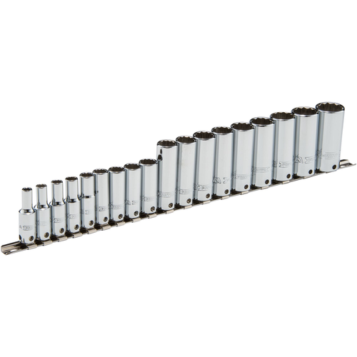 PROTO Set Skt 3/8Dr 18Pc 12Pt M-Teth