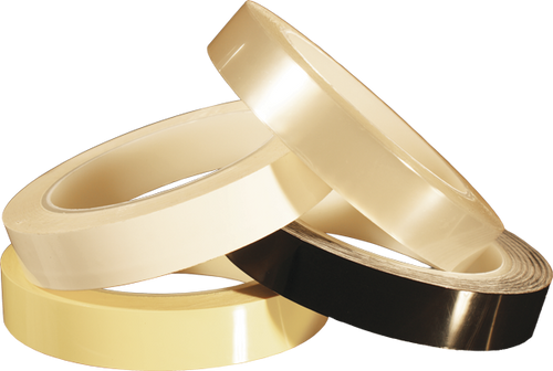 Electro-Tape 1/4" (6.3mm)    x 72 yd Polyester Electrical Tape - Acrylic Adhesive. - Yellow 24/CS