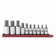 10 Pc. SAE Hex Bit Socket Set  (P/N 80579)