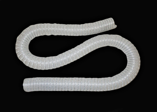 JET — Heat Resistant Dust Collection Hose, 2 in dia x 8 ft length, max 180 degrees