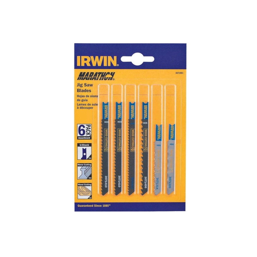 IRWIN U-SHANK 6PC ASSORTMENT