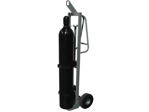 Single Cylinder Hand Truck With Hoist Ring, 10.5" Pneumatic Wheels - 35016