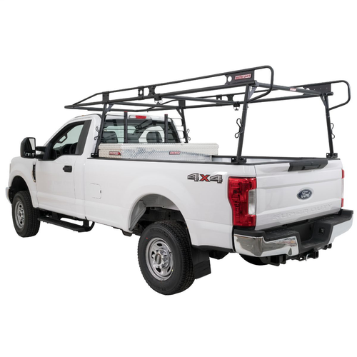 Steel Truck Rack Accessory Cross Member - Full Size, Matte Black Finish