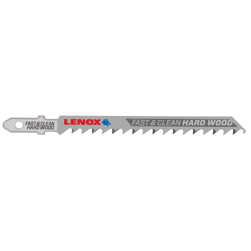 LENOX T-Shank CLean Wood Cutting Jig Saw Blade, 4" X 5/16" 6 TPi, 5 Pack  (P/N 1990703)