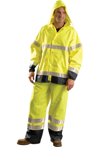 Occunomix Premium Breathable Gloss Rain Jacket 1/EA
