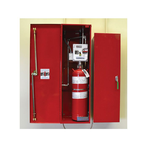 6- 16 Drum (205- 506 Cu Ft), Fire Suppression, Dry Chemical System for Outdoor Safety Lockers - 915405