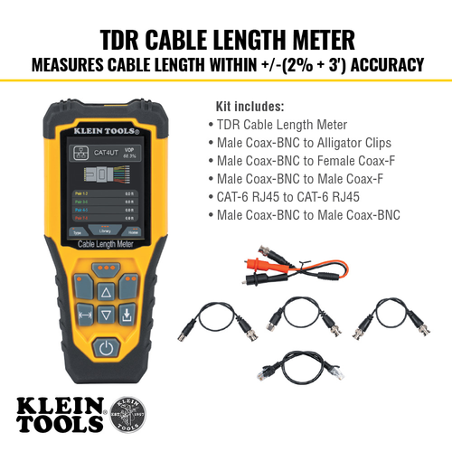 Replacement Lead Kit for TDR Cable Length Meter