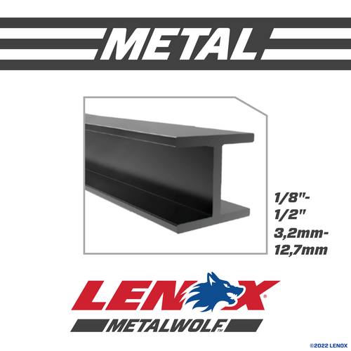 LENOX Lazer Metal Cutting Reciprocating Saw Blade, Bi-Metal, 9-Inch, 14 TPi, 2/Pk