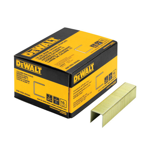DEWALT Dwt Stpl, 16Ga, S2, 1 In, Gal