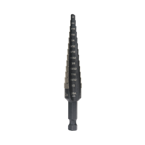 IRWIN STEP DRL COBALT #1 1/8-1/2" 13 SZ