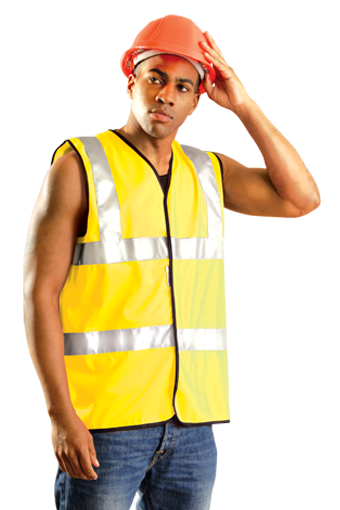 Occunomix Premium Solid Full Stripe Full Safety Vest 1/EA