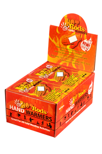 Occunomix Hot Rods Hand Warmers Display - 40 Pairs