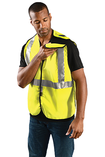 Occunomix Classic FlameResistant 5-PT Break-Away Solid Vest 1/EA