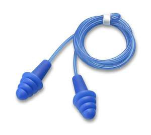 Quattro PVC Corded Reusable Ear Plug 27NRR 100PR/BX