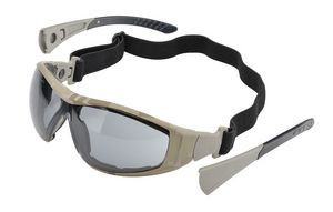 Go-Specs II Grey/Desert Replaceable Lenses Safety Glasses 12/BX