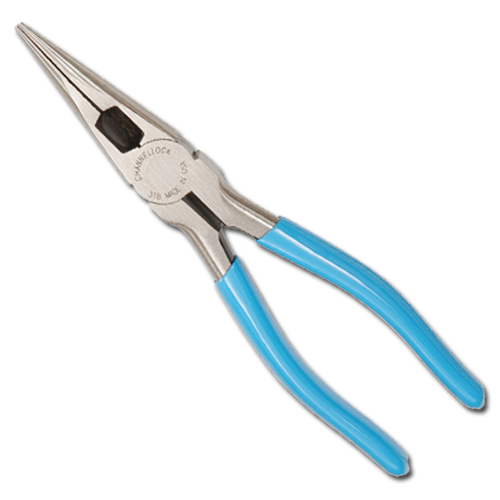 Channellock 8.5" Side Cutting Long Nose Plier with Cutter 1/EA
