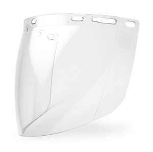 Face Shield Clear 8"x16"x.078 Molded Anti-Fog PC 1EA