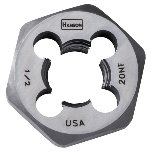 IRWIN DIE 1/2"-20NF 1" HEX  (P/N 9445)