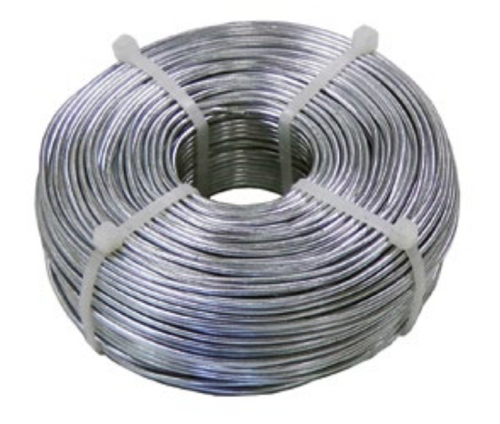 Lashing Wire Straight Hub, 430 SS 0.061", 650 Ft/coil