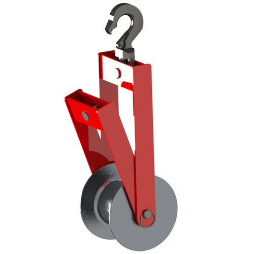 Sheave - Double Hanger 8" Wide x 11" Diameter  (P/N 32100-811F)