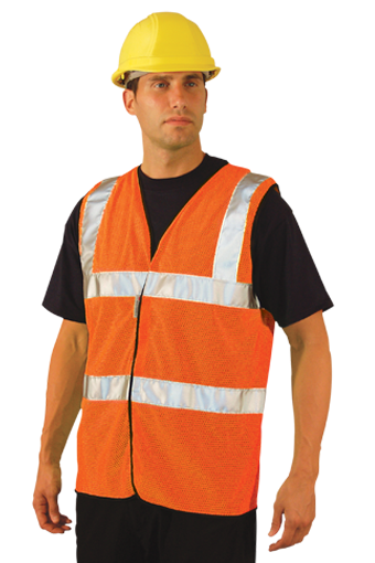 Occunomix Premium Mesh Dual Stripe Safety Vest 1/EA