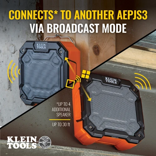 Bluetooth® Jobsite Speaker with Magnet and Hook