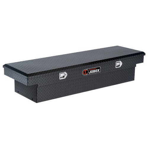 Delta Black Aluminum Fullsize Low-Profile Single Lid Crossover Truck Box