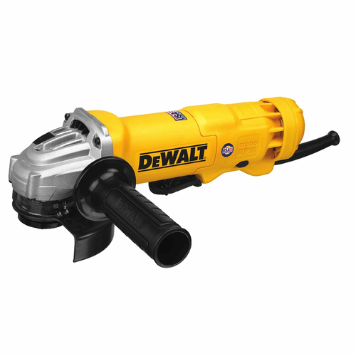DEWALT 11A, 11,000 RPM 4-1/2" Paddle Switch Grinder w/ Ground