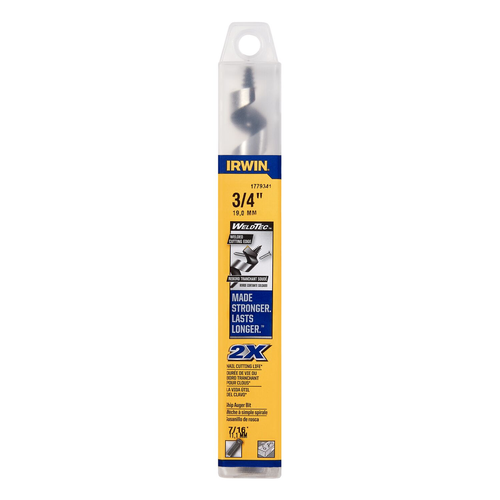 IRWIN 3/4" X 7.5" WELDTEC SHIP AUGER - TUBED