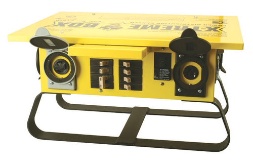 Southwire 50A TEMP PWR X-TREME BOX 6-STRAIGHT BLADE SLED BASE 1/EA