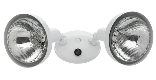 WOODS LIGHT, SECURITY DOUBLE WITH SHIELDS BR 6/BX