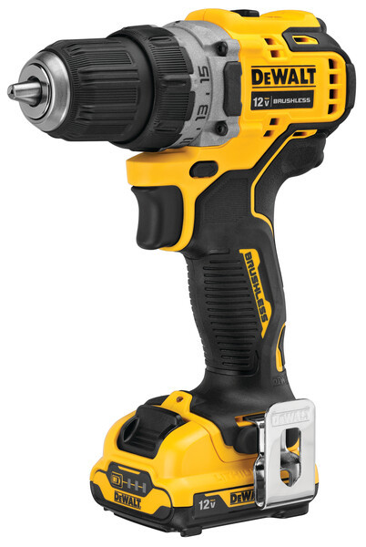 DEWALT 12V MAX* XTREME Cordless Brushless 3/8 in Drill Driver Kit (2) Lithium Ion Batteries with Charger