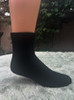 Pure Stride Economical Diabetic Socks – Quarter Length, Black | Non-Binding Comfort
