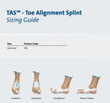 DARCO Toe Alignment Splint | Adjustable Hammer Toe, Bunion & Hallux Valgus Support | One Size