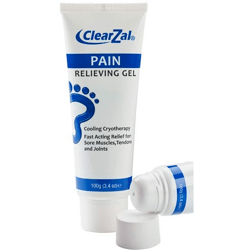 ClearZal Pain Relieving Gel For Sore Muscles and Joints – Cooling Menthol Topical Gel (3.4 oz)