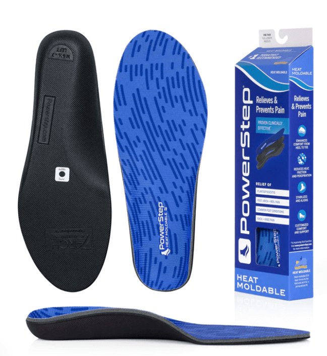 PowerStep Heat Moldable Insoles Exact Fit – Custom Heat-Moldable Full Length Support