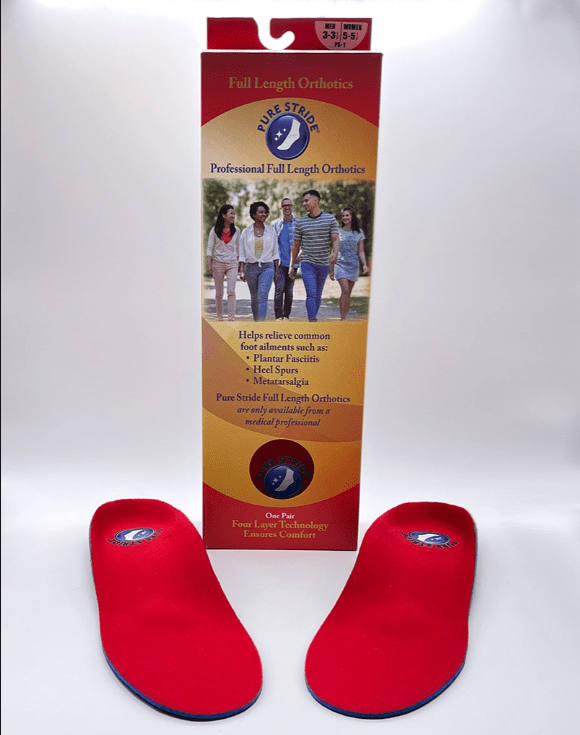 Pure Stride Full Length Orthotics – Multi-Layer Arch Support Insoles