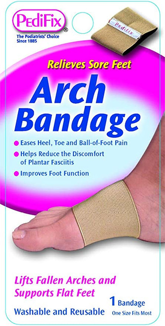 Pediflex Arch Support Bandage – Elastic Midfoot Compression Support Wrap
