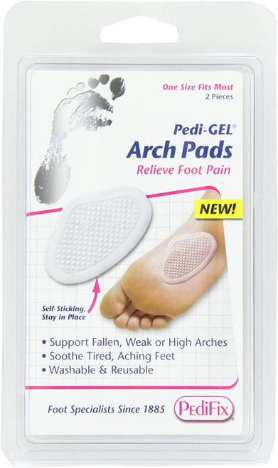 Pediflex Pedi-Gel cushions arch pads – Adhesive Gel Arch Cushioning Pads