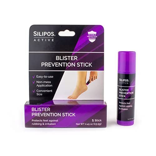 Silipos Active Blister Prevention Stick – Anti-Friction Foot Protection