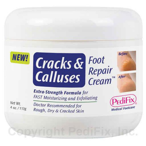 PediFix® Cracks & Calluses Foot Repair Cream – Exfoliating Moisturizer for Dry Feet