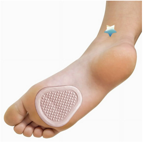 PediFix Pedi-GEL Ball-of-Foot Pads, 2-Count – Gel Metatarsal Cushions for Forefoot Comfort