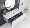 Vitri 54 - Cloud White Cabinet + Matte White Viva Stone Solid Surface Countertop