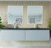 Vitri 72 - Fossil Grey Double Sink Cabinet