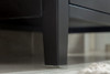 Wimbledon - 36 - Espresso Cabinet + Matte Black Viva Stone Solid Surface Countertop