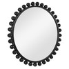 Uttermost Cyra Black Round Mirror